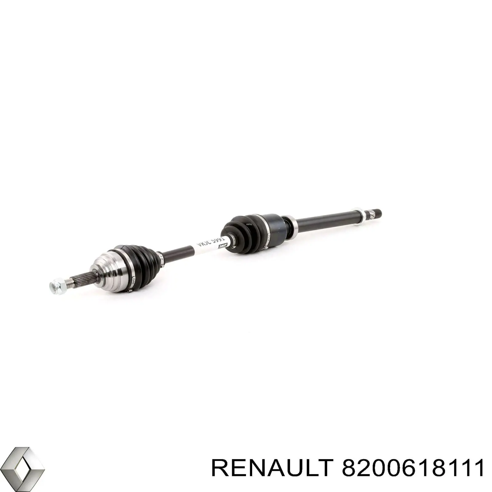 Do koszyka 8200618111 Renault (RVI) Półoś napędowa przednia prawa