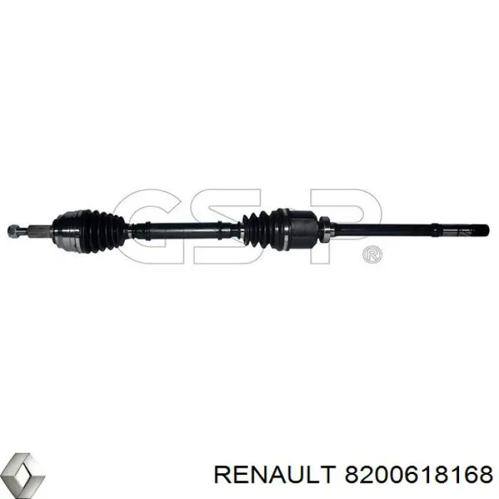 8200618168 Renault (RVI) Półoś napędowa przednia prawa