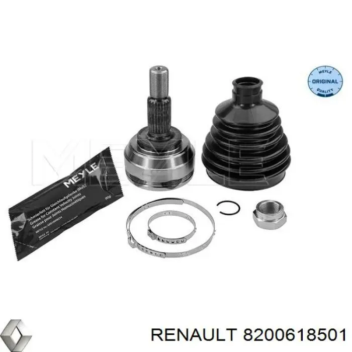 Półoś napędowa przednia lewa Renault (RVI) 8200618501 cena, od 56,20 USD