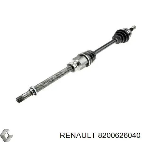 8200626040 Renault (RVI) Półoś napędowa przednia prawa