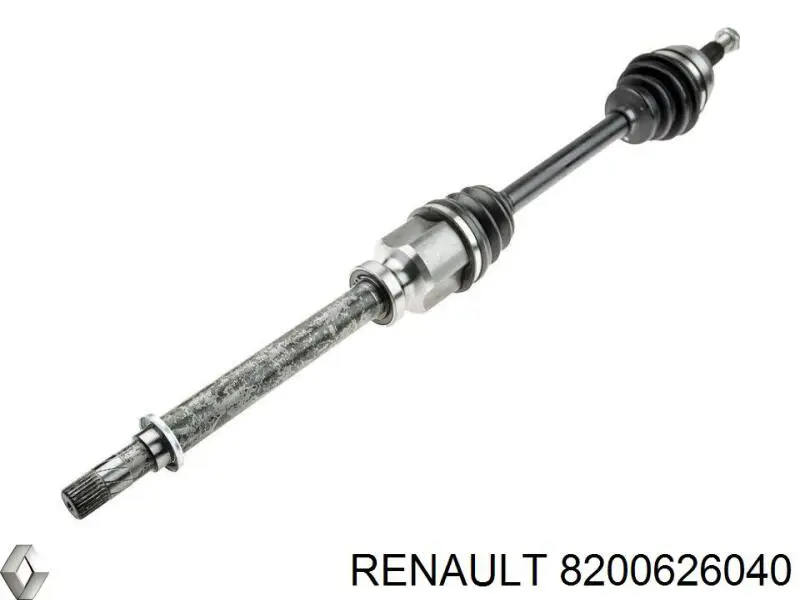 Półoś napędowa przednia prawa Renault (RVI) 8200626040 cena, od 85,13 USD