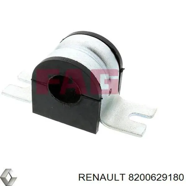 Tuleja stabilizatora przedniego 8200629180 Renault (RVI)