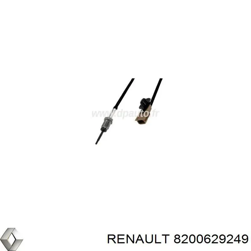 Czujnik temperatury spalin, przed turbiną Renault (RVI) 8200629249 cena, od 86,57 USD