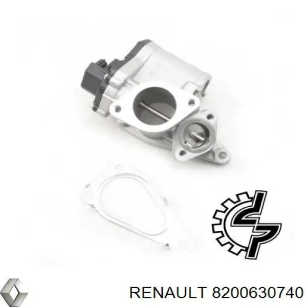 Do koszyka 8200630740 Renault (RVI) Zawór recyrkulacji spalin EGR