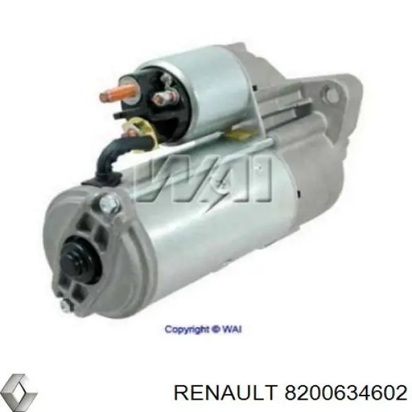 Rozrusznik Renault (RVI) 8200634602 cena, od 103,86 USD