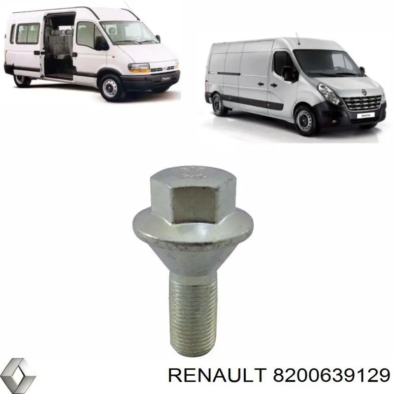 Śruba koła Renault (RVI) 8200639129 cena, od 6,24 USD