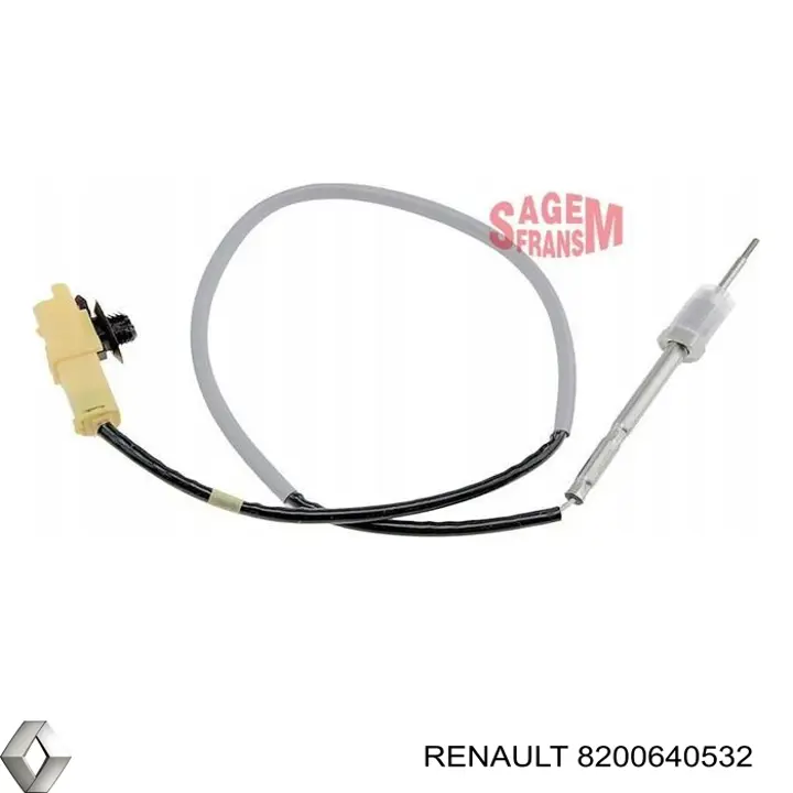 8200640532 Renault (RVI) Czujnik temperatury spalin, przed turbiną