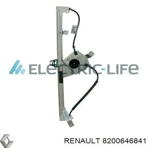 Do koszyka 8200646841 Renault (RVI) Mechanizm podnoszenia szyby drzwi przednich lewych