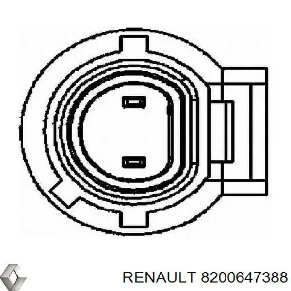 Czujnik położenia wału korbowego Renault (RVI) 8200647388 cena, od 20,21 USD