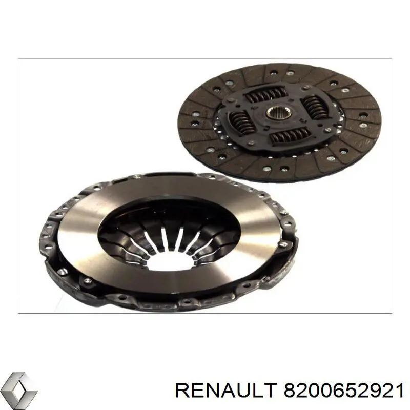 Do koszyka 8200652921 Renault (RVI) Tarcza sprzęgła