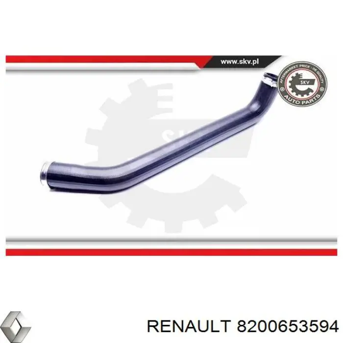 Przewód (króciec) intercoolera Renault (RVI) 8200653594 cena, od 40,84 USD