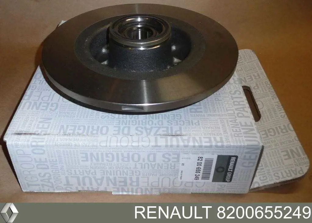 8200655249 Renault (RVI) Tarcza hamulcowa tylna