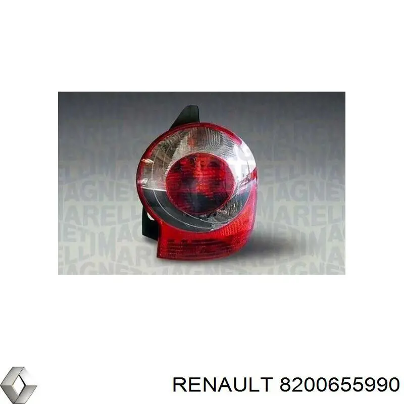 8200655990 Renault (RVI) Lampa zespolona tylna prawa