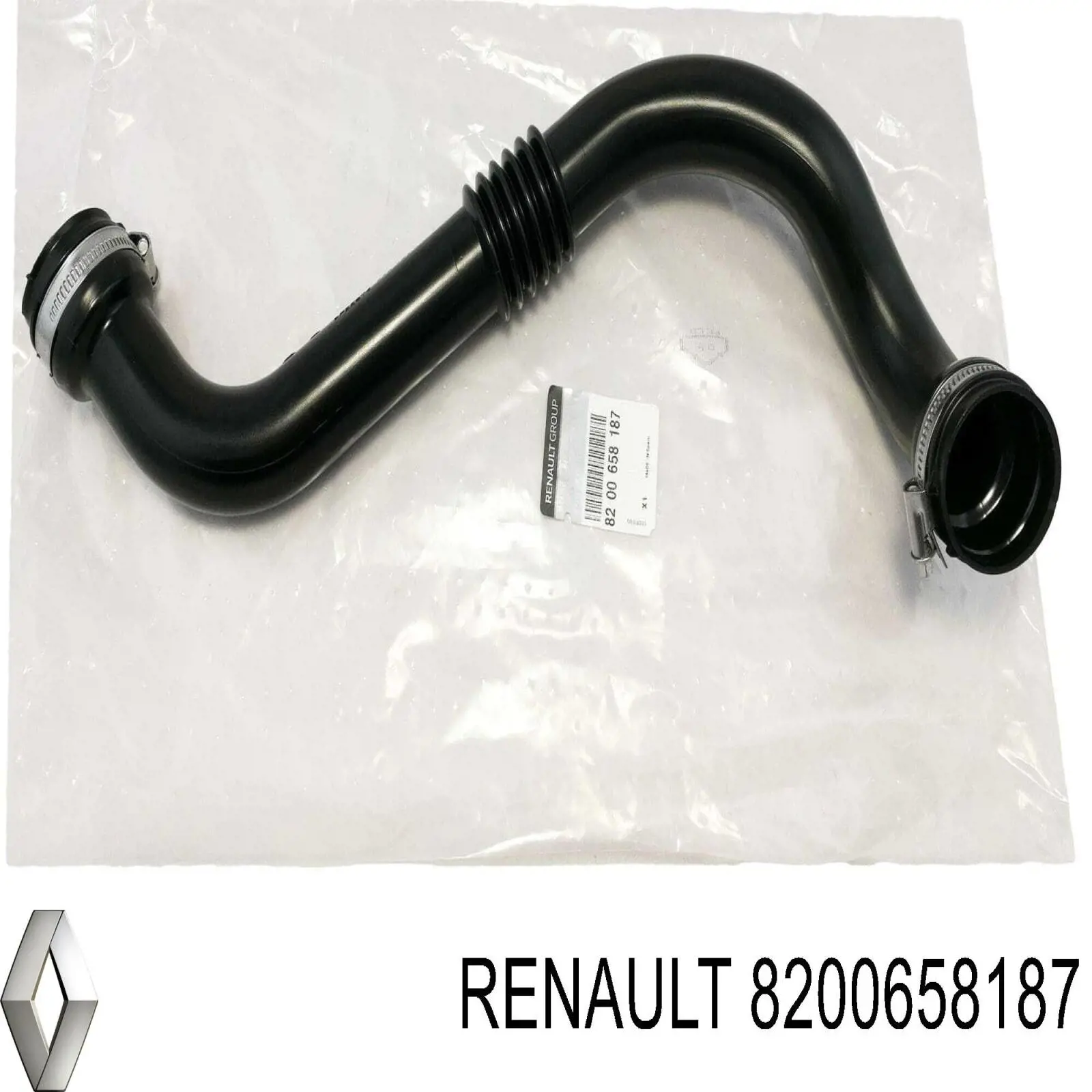 Do koszyka 8200658187 Renault (RVI) Przewód (króciec) intercoolera