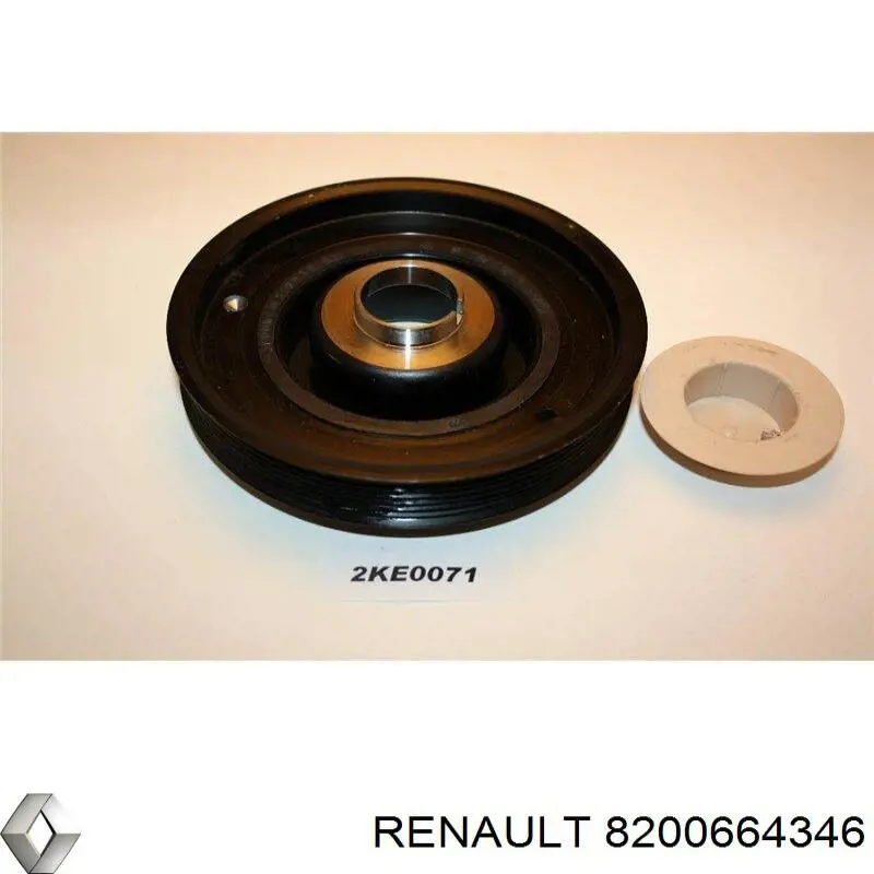 Koło pasowe wału korbowego Renault (RVI) 8200664346 cena, od 113,63 USD