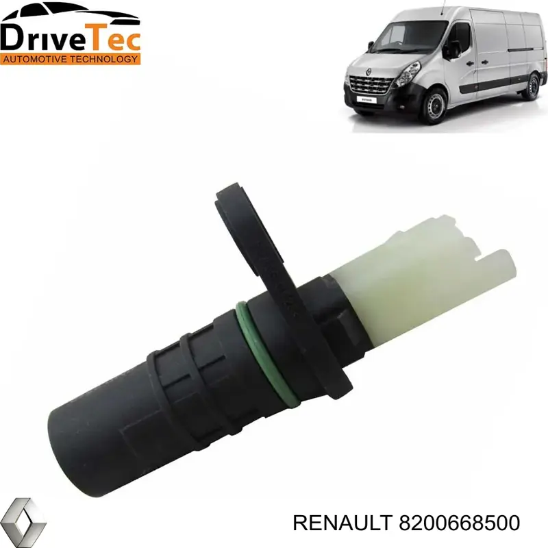 Czujnik położenia wału korbowego 8200668500 Renault (RVI)