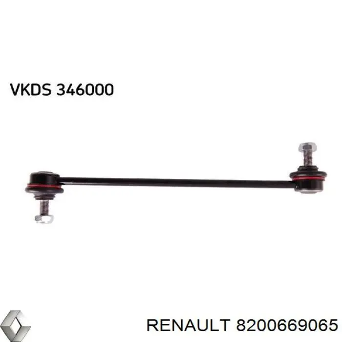 Łącznik stabilizatora przedniego Renault (RVI) 8200669065 cena, od 13,25 USD