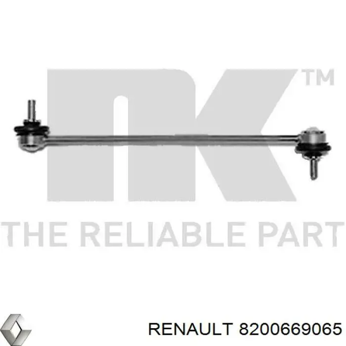 Do koszyka 8200669065 Renault (RVI) Łącznik stabilizatora przedniego