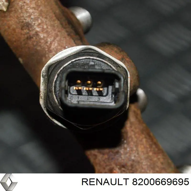 Regulator ciśnienia paliwa w listwie paliwowej Renault (RVI) 8200669695