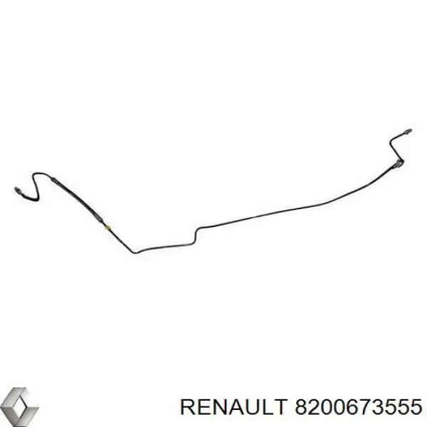8200673555 Renault (RVI) Przewód hamulcowy tylny lewy