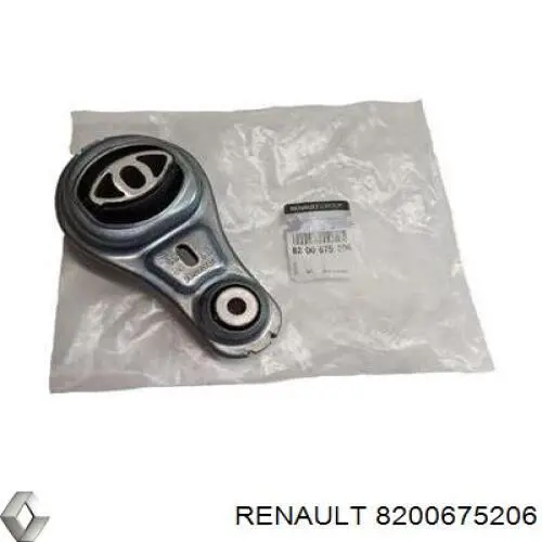 Poduszka (podpora) silnika tylna 8200675206 Renault (RVI)