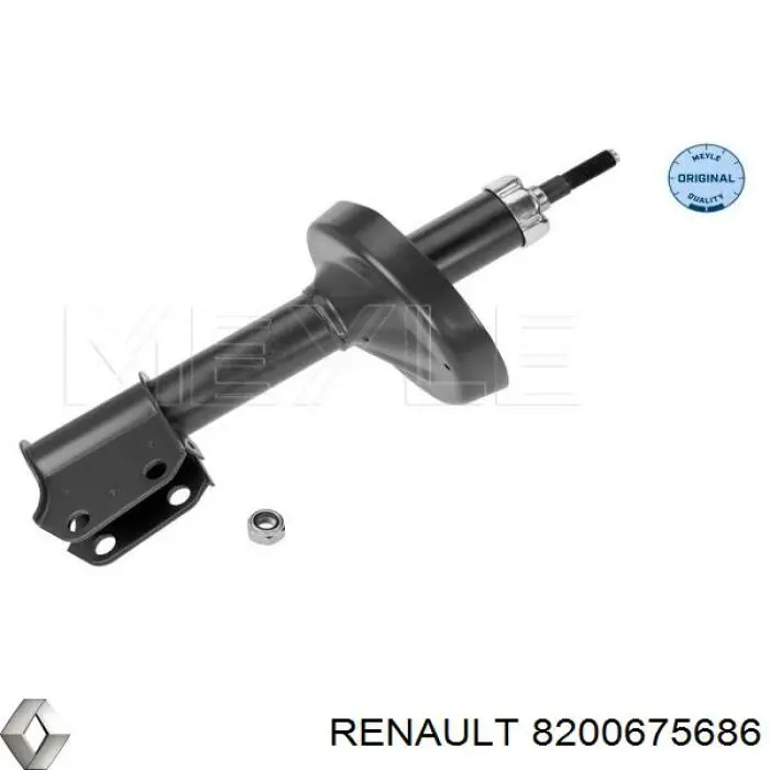 Do koszyka 8200675686 Renault (RVI) Amortyzator przedni