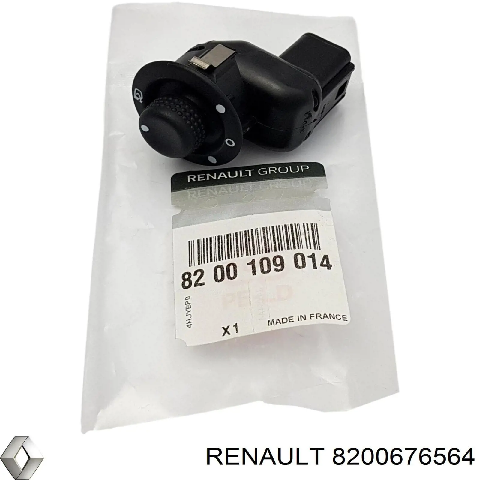 8200676564 Renault (RVI) Sterownik lusterek bocznych, na drzwi