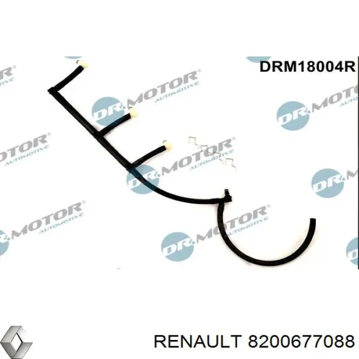 Rurka paliwa, zwrotna od wtryskiwaczy Renault (RVI) 8200677088 cena, od 23,90 USD