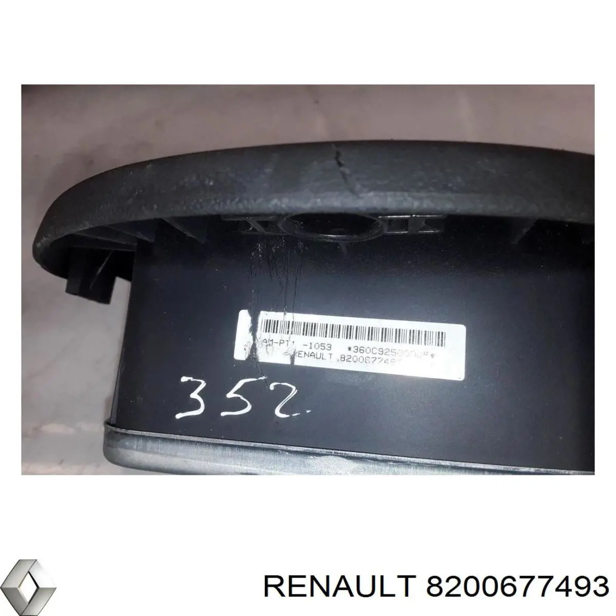 Poduszka powietrzna (Airbag) kierowcy Renault (RVI) 8200677493 cena, od 80,02 USD