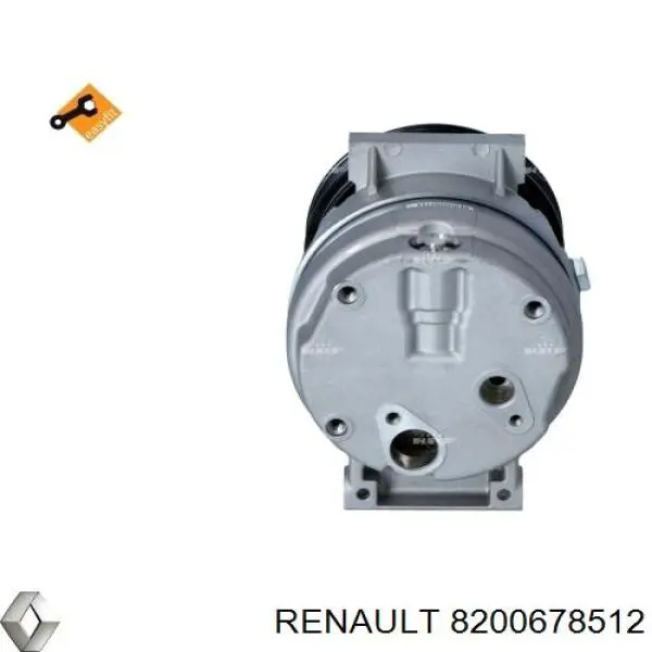 Sprężarka klimatyzacji 8200678512 Renault (RVI)