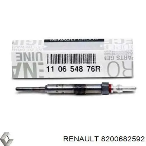Świeca żarowa Renault (RVI) 8200682592