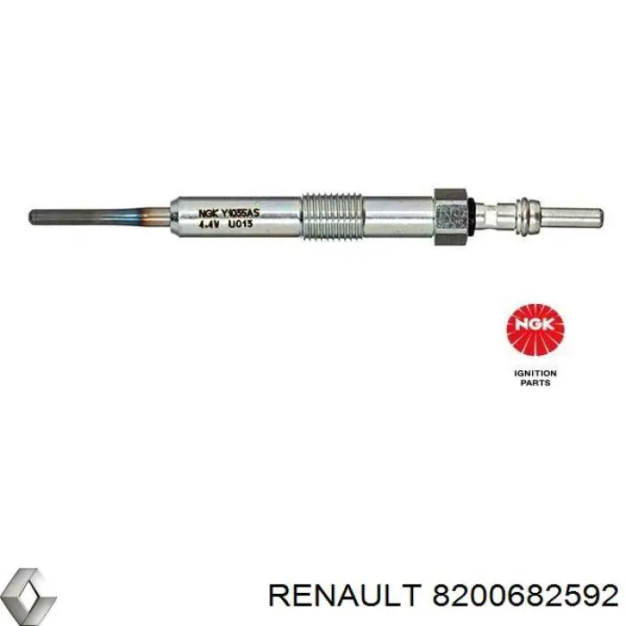Świeca żarowa Renault (RVI) 8200682592 cena, od 17,91 USD