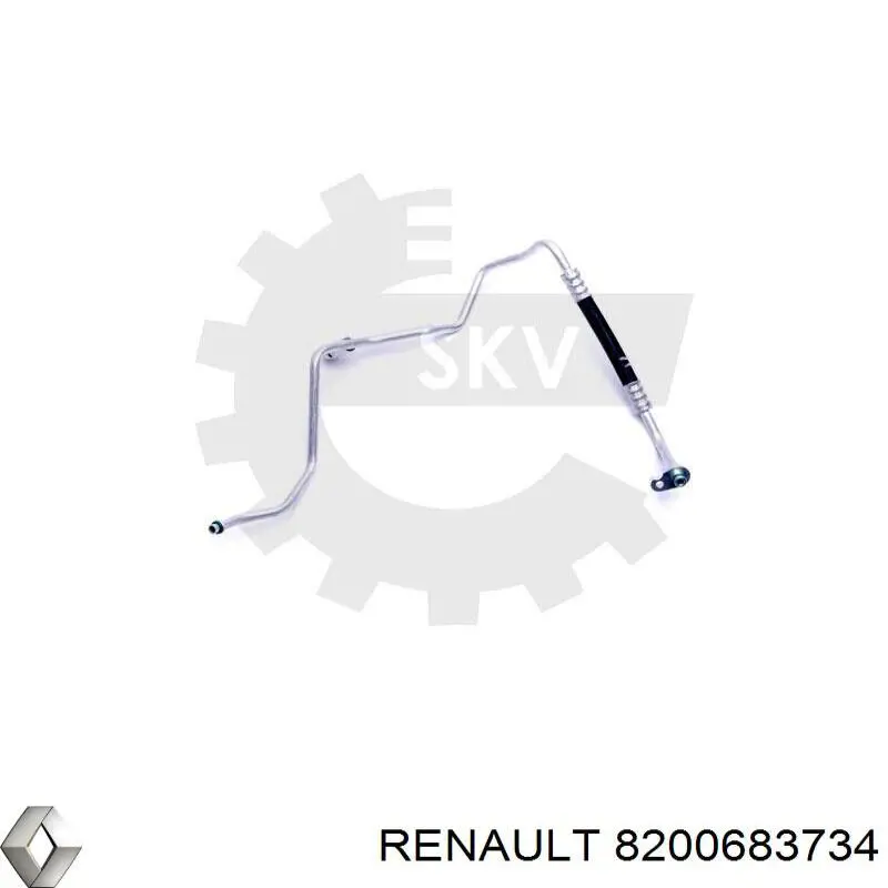 8200683734 Renault (RVI) Przewód klimatyzacji, od chłodnicy do parownika