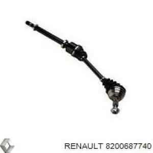 8200687740 Renault (RVI) Półoś napędowa przednia prawa