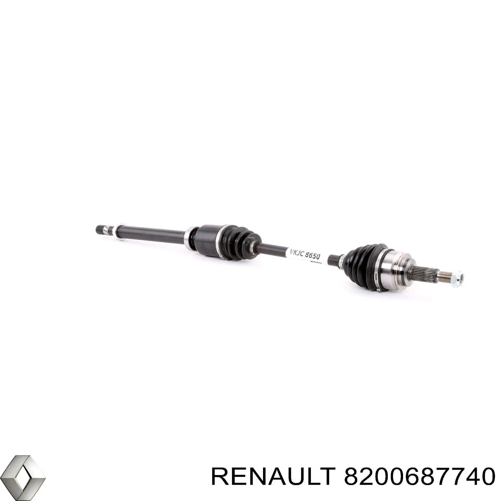 Do koszyka 8200687740 Renault (RVI) Półoś napędowa przednia prawa