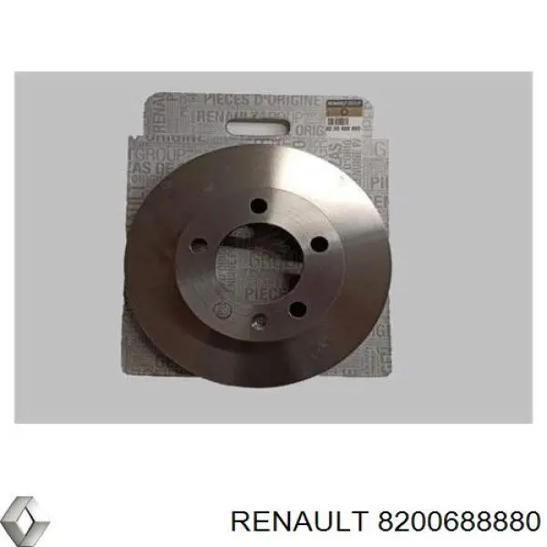 Do koszyka 8200688880 Renault (RVI) Tarcza hamulcowa przednia