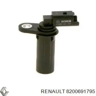 Do koszyka 8200691795 Renault (RVI) Czujnik położenia wału korbowego