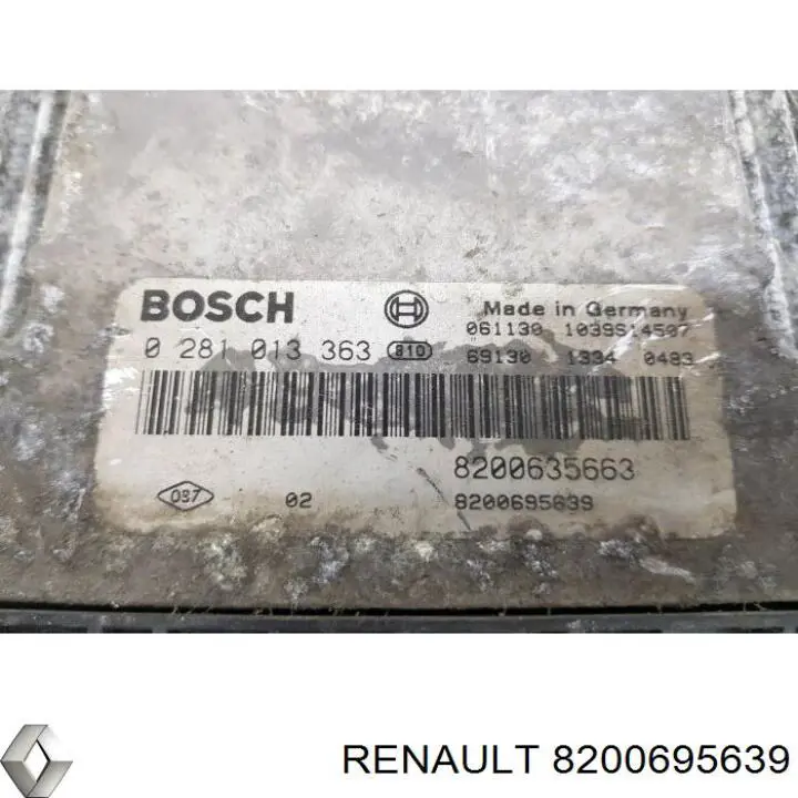 Do koszyka 8200695639 Renault (RVI) Sterownik silnika