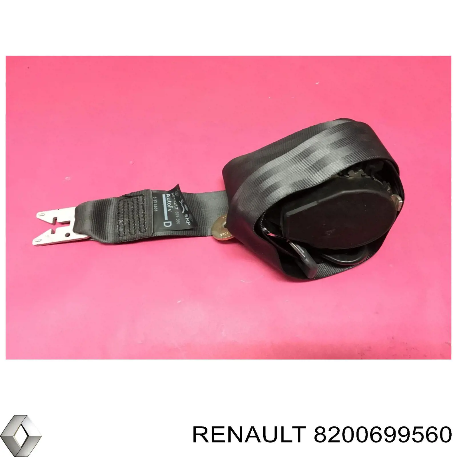 8200699560 Renault (RVI) Pas bezpieczeństwa przedni prawy