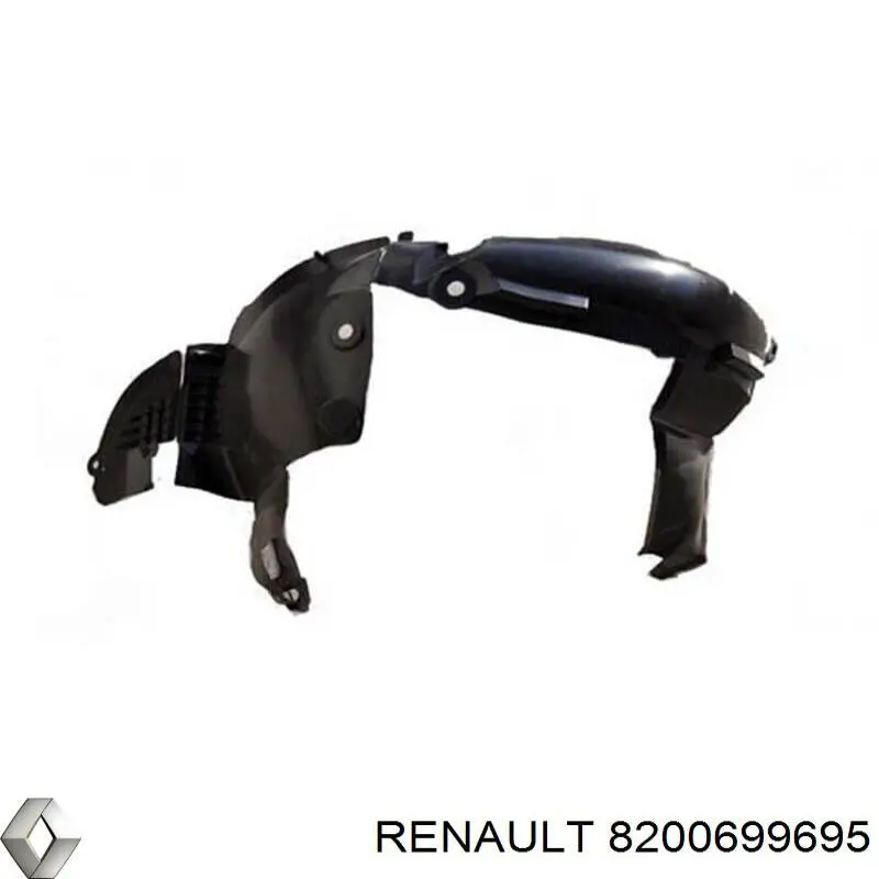 Nadkole błotnika przedniego prawe Renault (RVI) 8200699695 cena, od 21,23 USD