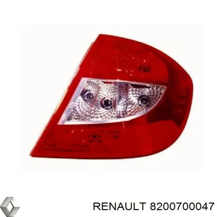 8200700047 Renault (RVI) Lampa zespolona tylna prawa
