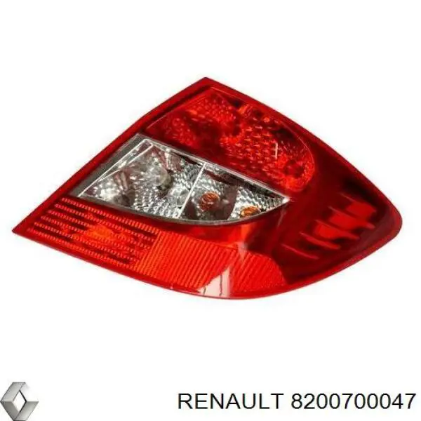 Lampa zespolona tylna prawa Renault (RVI) 8200700047 cena, od 49,78 USD