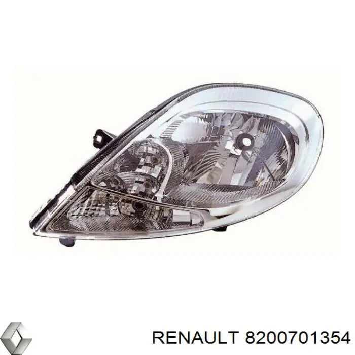 Reflektor lewy 8200701354 Renault (RVI)