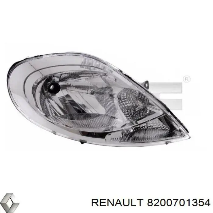 Reflektor lewy Renault (RVI) 8200701354