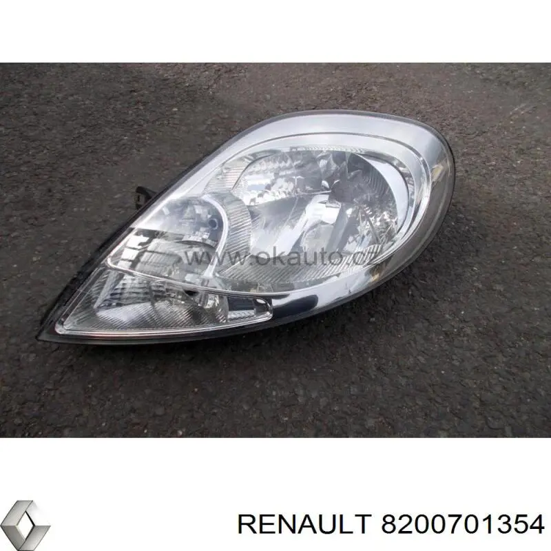 8200701354 Renault (RVI) Reflektor lewy