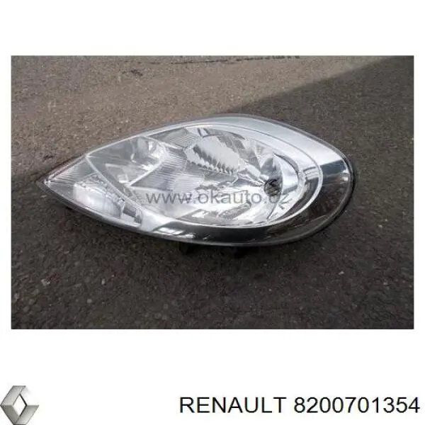 Do koszyka 8200701354 Renault (RVI) Reflektor lewy