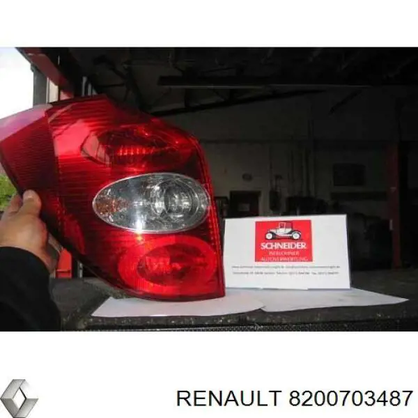 8200703487 Renault (RVI) lampa zespolona tylna lewa