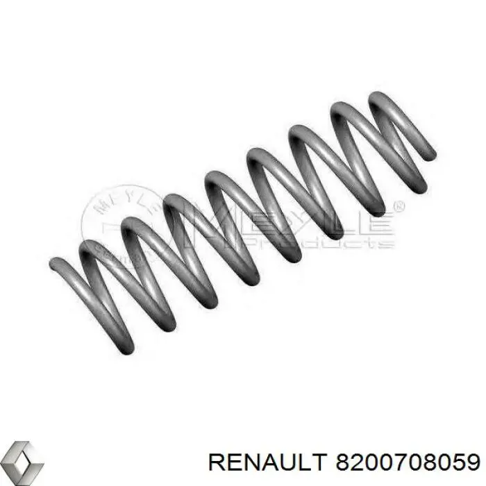 Sprężyna przednia Renault (RVI) 8200708059 cena, od 56,90 USD