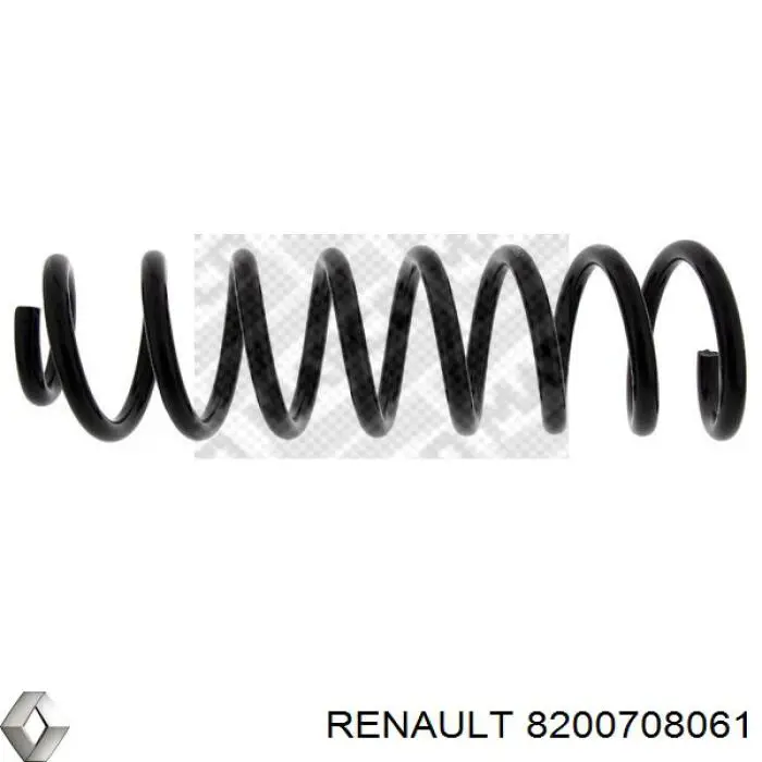 Sprężyna tylna Renault (RVI) 8200708061 cena, od 32,11 USD