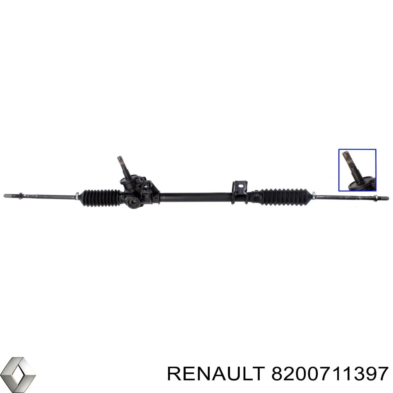 Listwa kierownicza (maglownica) Renault (RVI) 8200711397 cena, od 104,29 USD